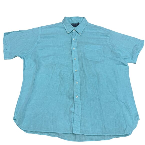 Ralph Lauren Other - Ralph Lauren Classic Fit Men's Linen SS Button Shirt, Size XXL